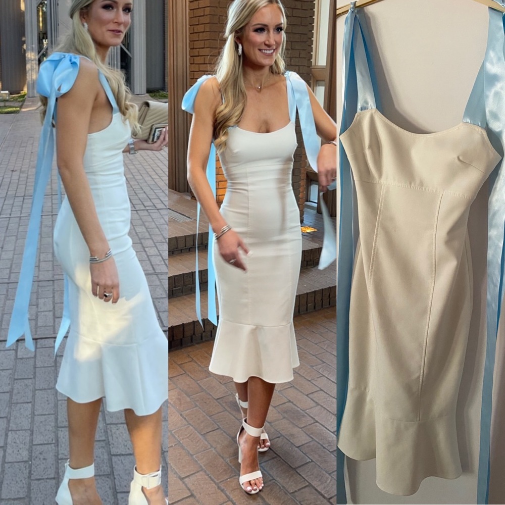 Custom rehearsal/bridal dress made from Likely 4